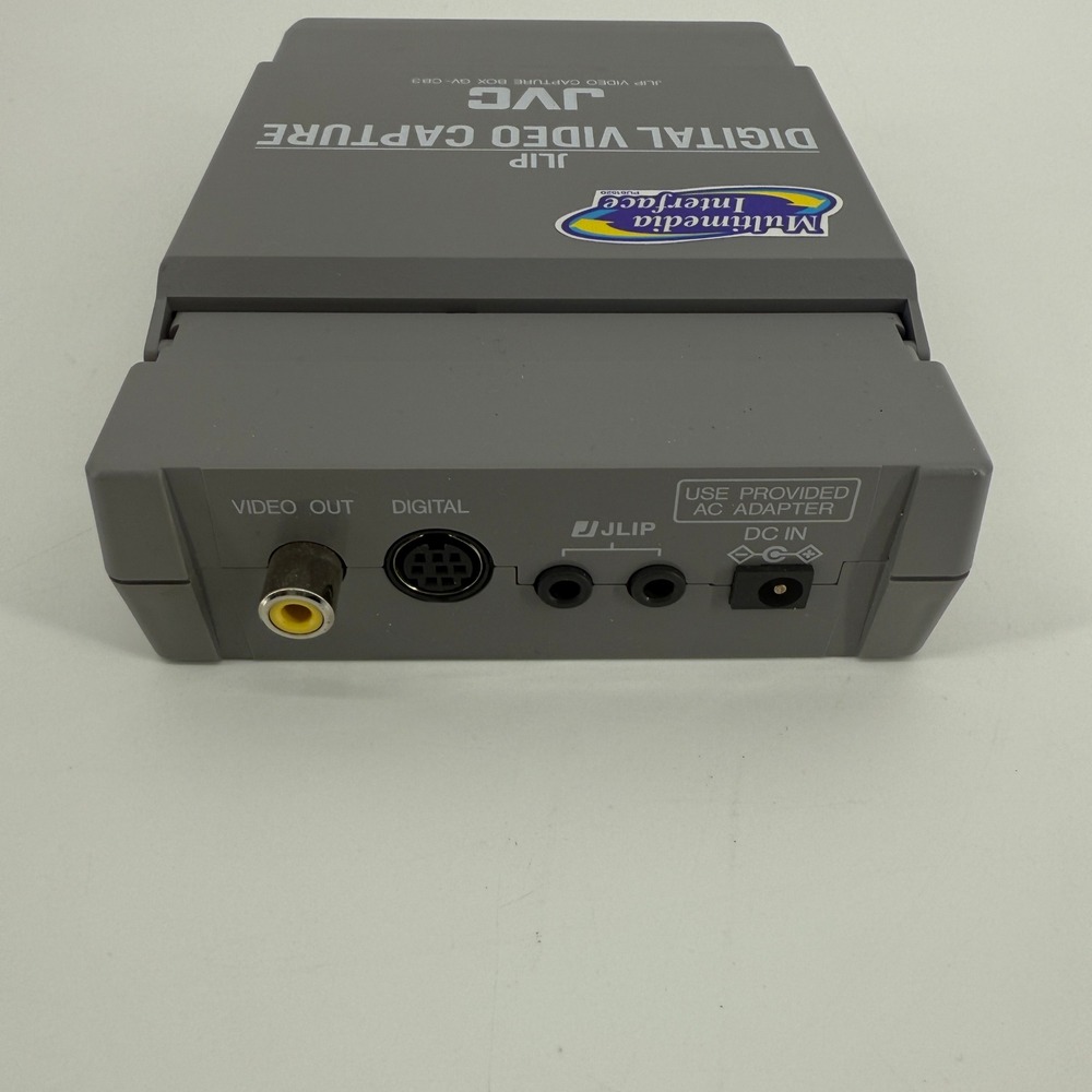 JVC JLIP GV-CB3U Video Capture Box Powers On w/ Adapter & Cables Vintage PC - Picture 6 of 12